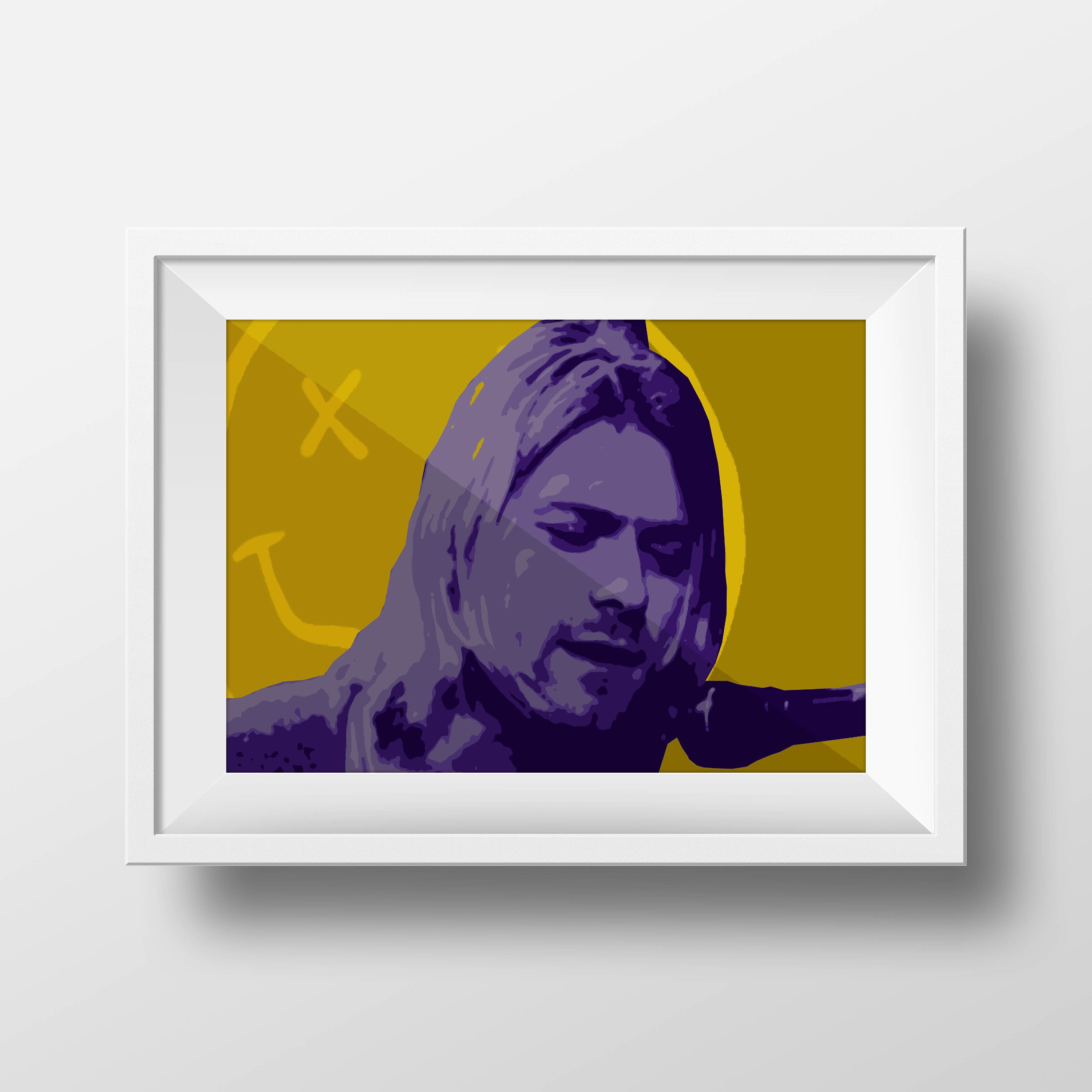 Kurt Cobain Nirvana Picture Pop Art Wall Art Print - Etsy UK
