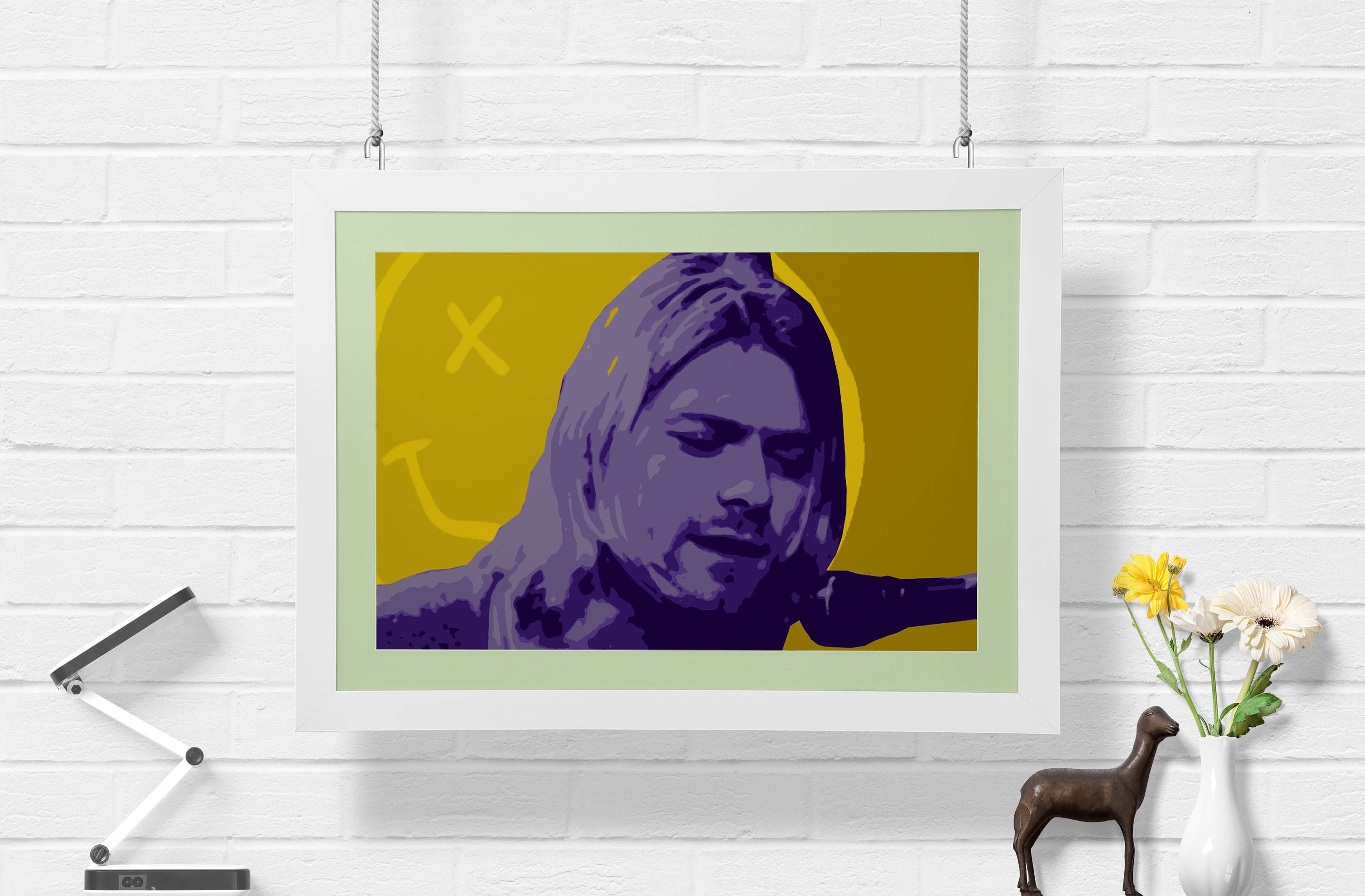 Kurt Cobain Nirvana Picture Pop Art Wall Art Print - Etsy UK