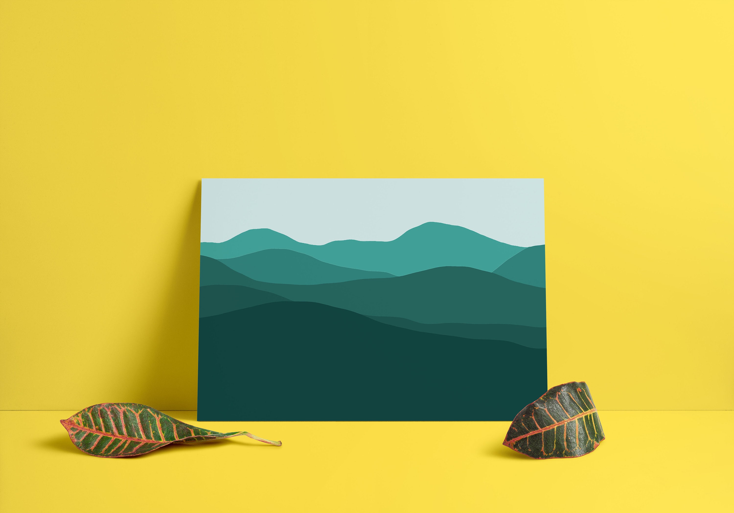 Landscape Picture Nordic Mountains Mountains Wall Art Print Etsy UK