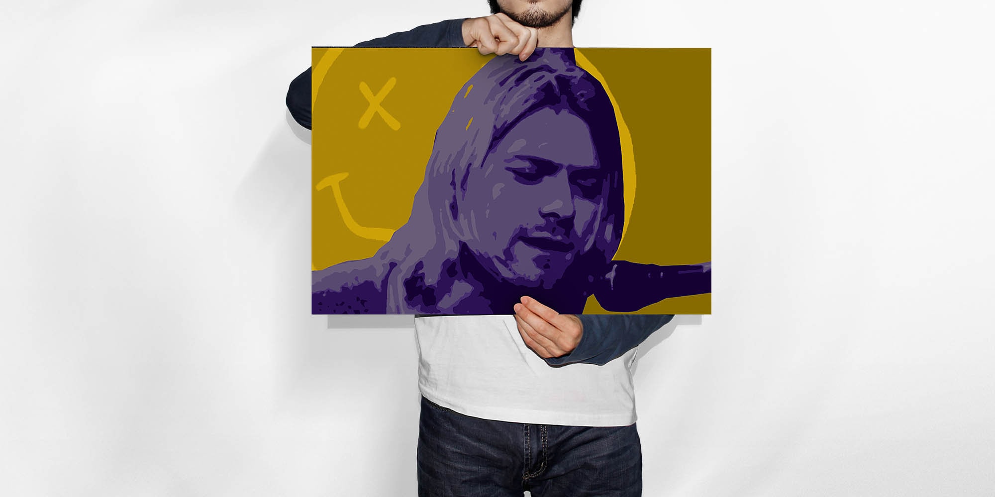 Kurt Cobain Nirvana Picture Pop Art Wall Art Print - Etsy UK