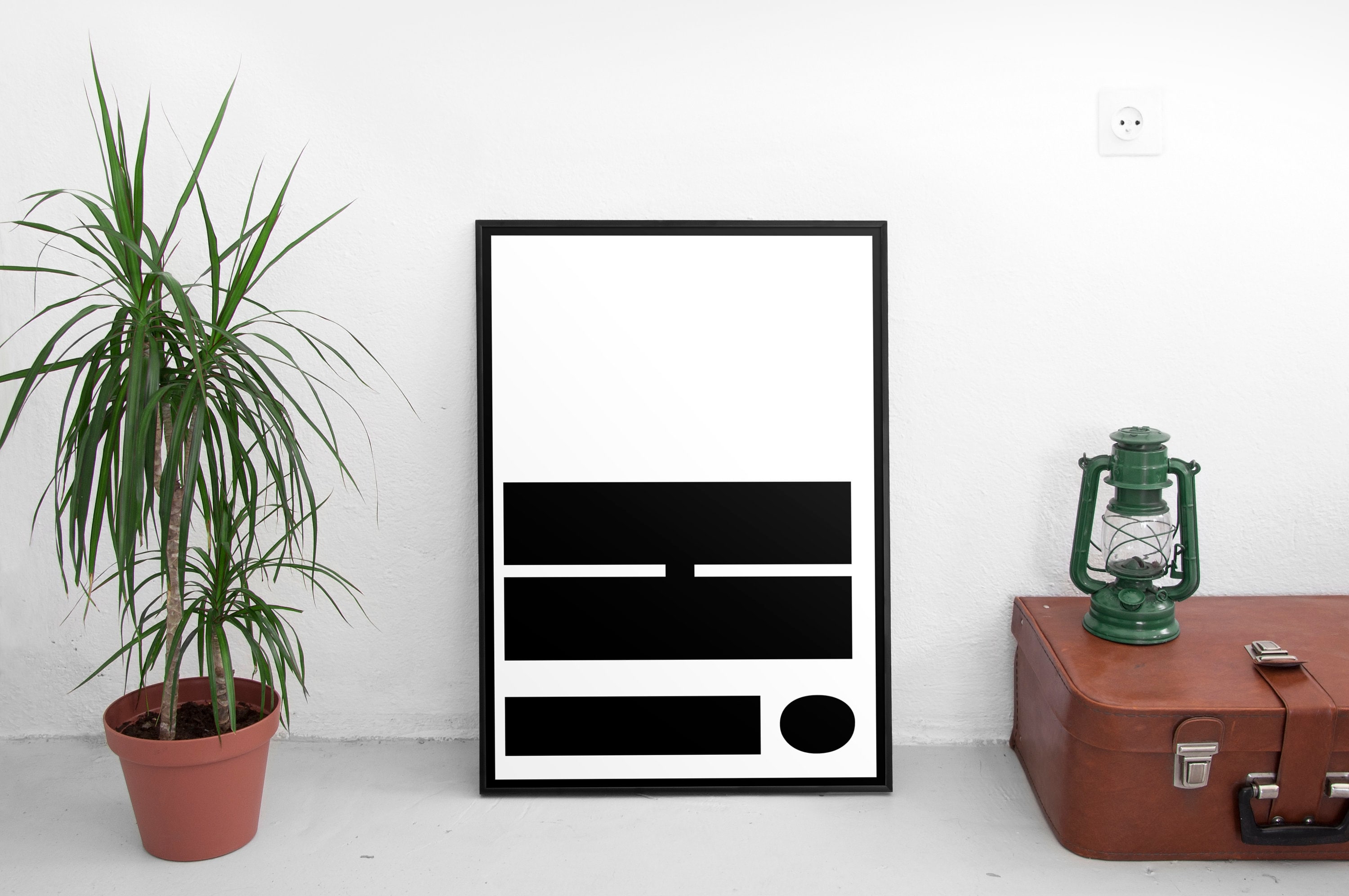 Hi Wall Art Print, Typography, Kitchen Wall Art, Gallery Wall, Free