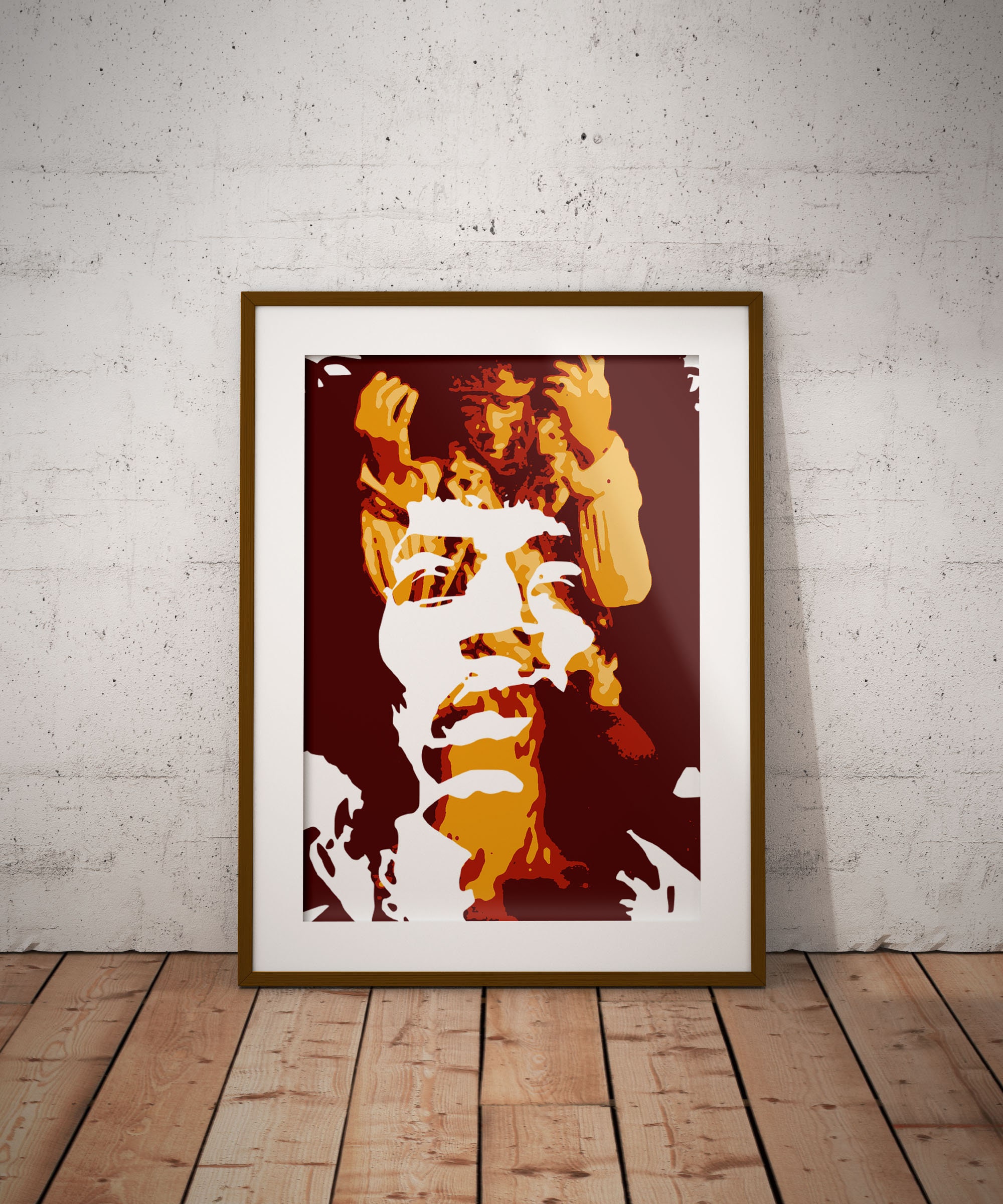 Jimi Hendrix Wall Art Pop Art Print Music Wall Art Living Etsy UK