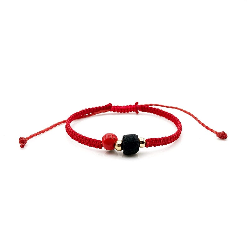 Pulsera de protección roja para Bebe contra el mal de ojo