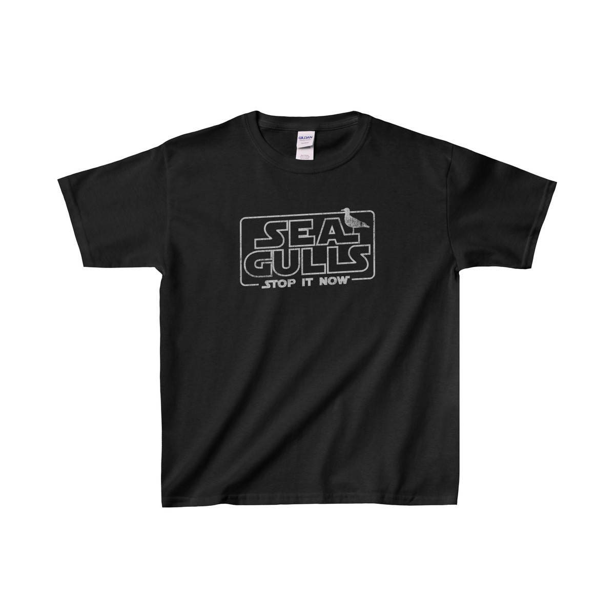Grey Youth Seagulls Stop It Now T Shirt 