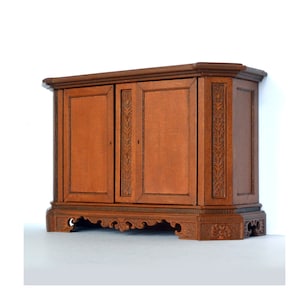 18th century Italian Credenza dollhouse miniature kit 1:12