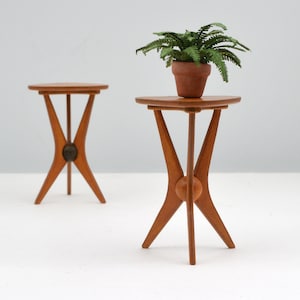 Atomic Side Table - dollhouse miniature kit 1:12