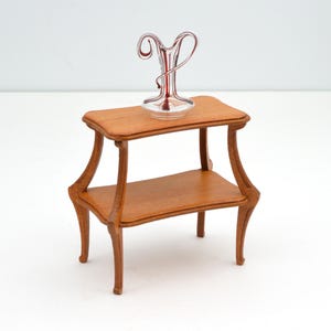 Art Nouveau 2tier Side Table - dollhouse miniature kit 1:12