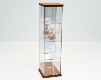 Mirror Display Cabinet ''tall no legs'' - dollhouse miniature kit 1:12