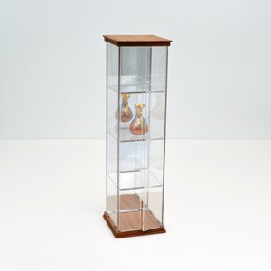 Spiegelvitrine ''hoch ohne Beine'' - Puppenhaus Miniatur Bausatz 1:12
