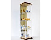 Mirror Display Cabinet dollhouse miniature kit 1 12