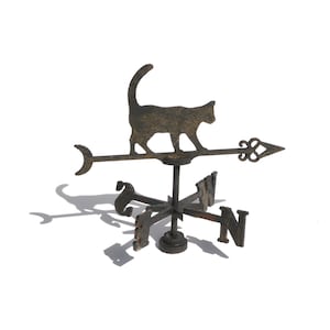 Weather Vane Cat dollhouse miniature kit 1:12