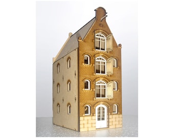 ミニチュアハウス Old Glories アムステルダム運河沿い 6点セット ミニチュアハウス Old Glories アムステルダム運河沿い 6点