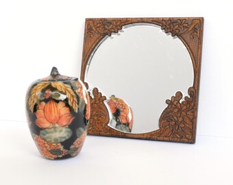 Art nouveau Mirror - dollhouse miniature 1:12