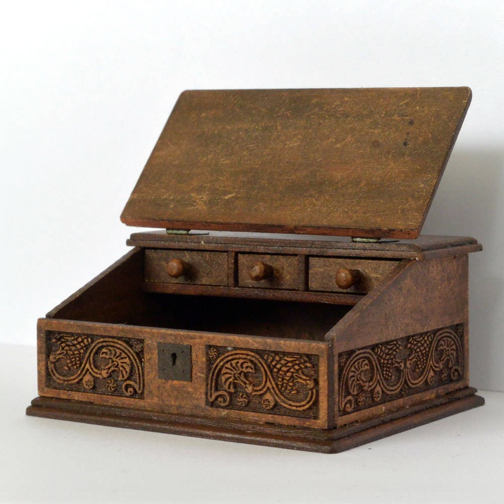 Bible box - dollhouse miniature kit 1:12