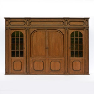 Dutch Alcove Bed - dollhouse miniature kit 1:12