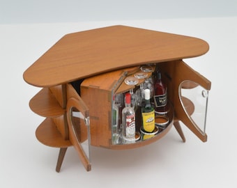Atomic Secret Bar Cabinet - Dollhouse miniature kit 1:12