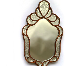 Art Nouveau Mirror - dollhouse miniature 1:12
