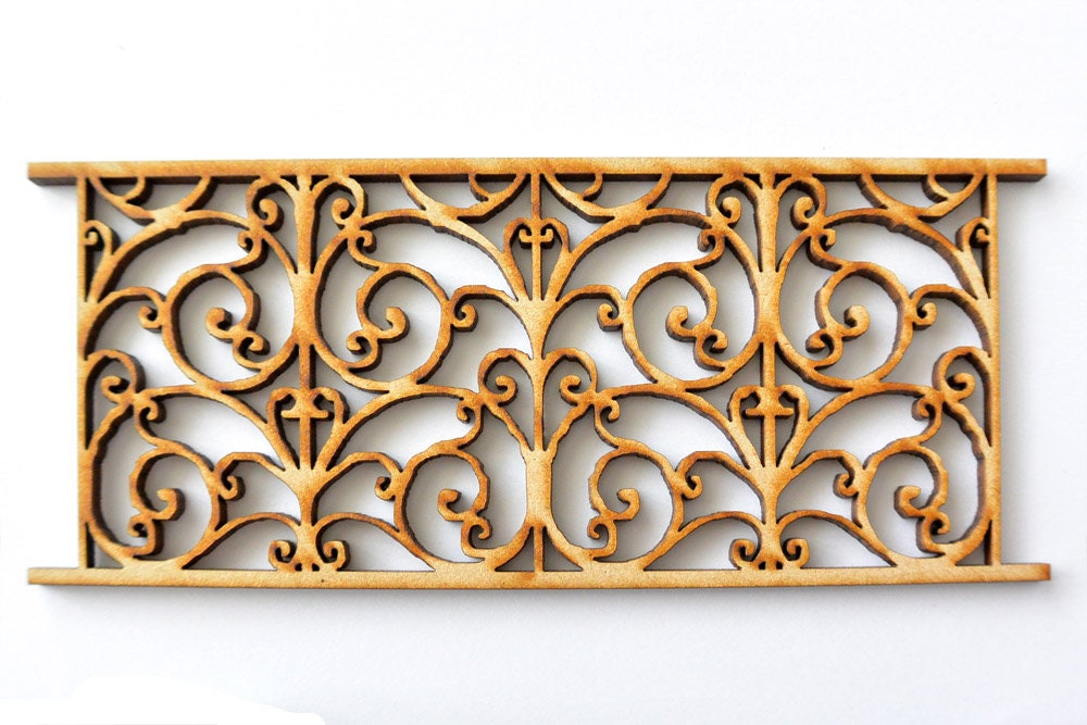 Clôture Miniature 1/12 Pour Maison De Poupée – Bois 30,5 Cm – Déco