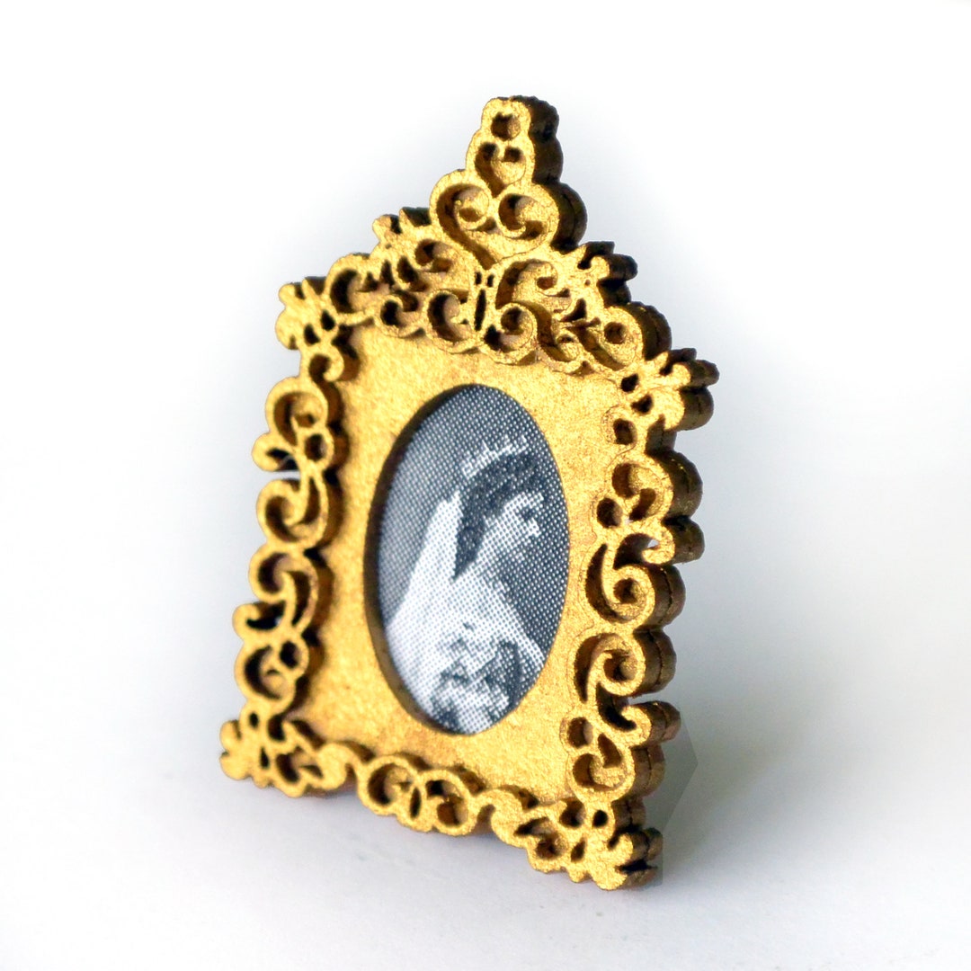 Victorian Picture Frame Dollshouse Miniature Kit 112 Etsy
