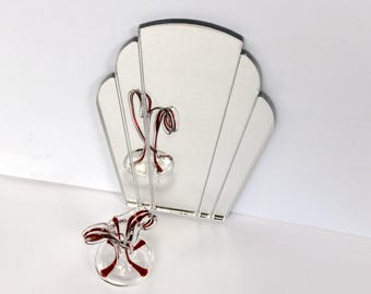 Art Deco Mirror - dollhouse miniature 1:12