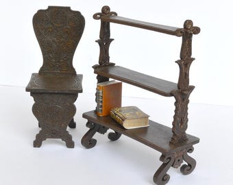 Dumb Waiter Cabinet dollhouse miniature kit 1:12