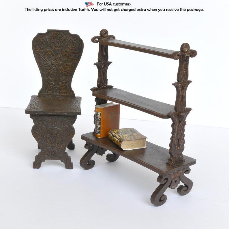 Dumb Waiter Cabinet dollhouse miniature kit 1:12 image 1