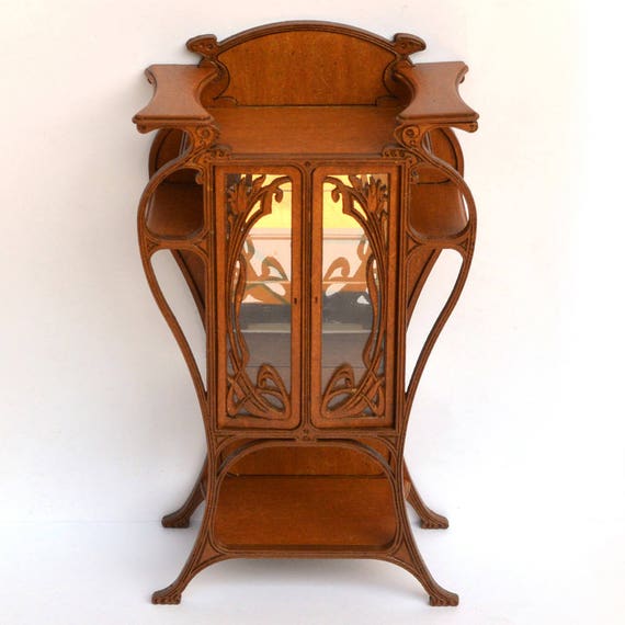 Art nouveau armoire deals