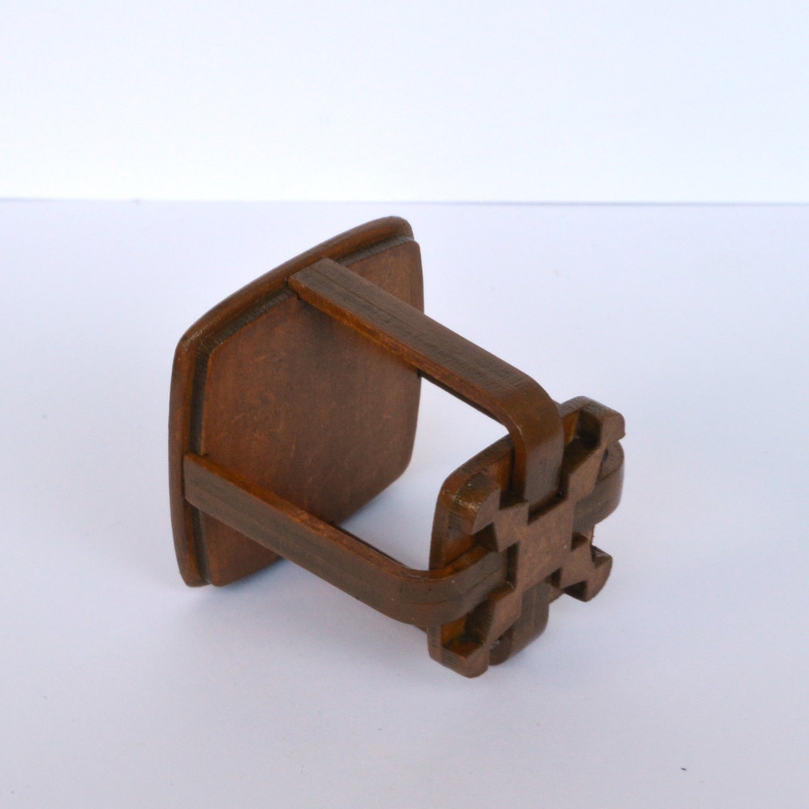 Dacvgog - Table Basse Miniature 1/12 Pour Maison De Poupée - Bouleau Blanc 9x4.5x3.8 Cm - Décor Maison De Poupée - 10