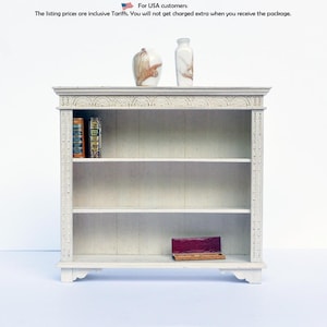 19世紀の本棚（大） - ドールハウスミニチュアキット 1:12