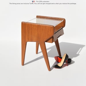 1950's Bedstand - dollhouse miniature kit 1:12
