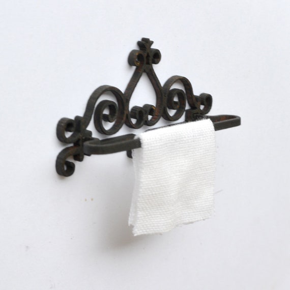 Mini Towel Miniature Supplies for Dollhouse Bath Slipper Towel Rail Towel Rack 