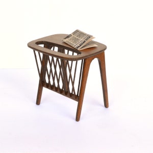 1960&#39;s Magazine Table - dollhouse miniature kit 1:12