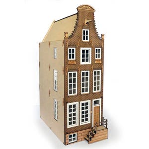 Dutch canal house dollhouse miniature kit 1:48 OudezijdsVoorburgwal