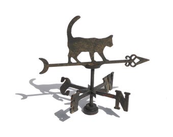 Weather Vane Cat - dollhouse miniature kit 1:12