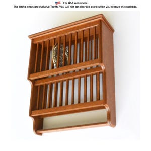 Victorian Plate Rack dollhouse miniature kit 1:12