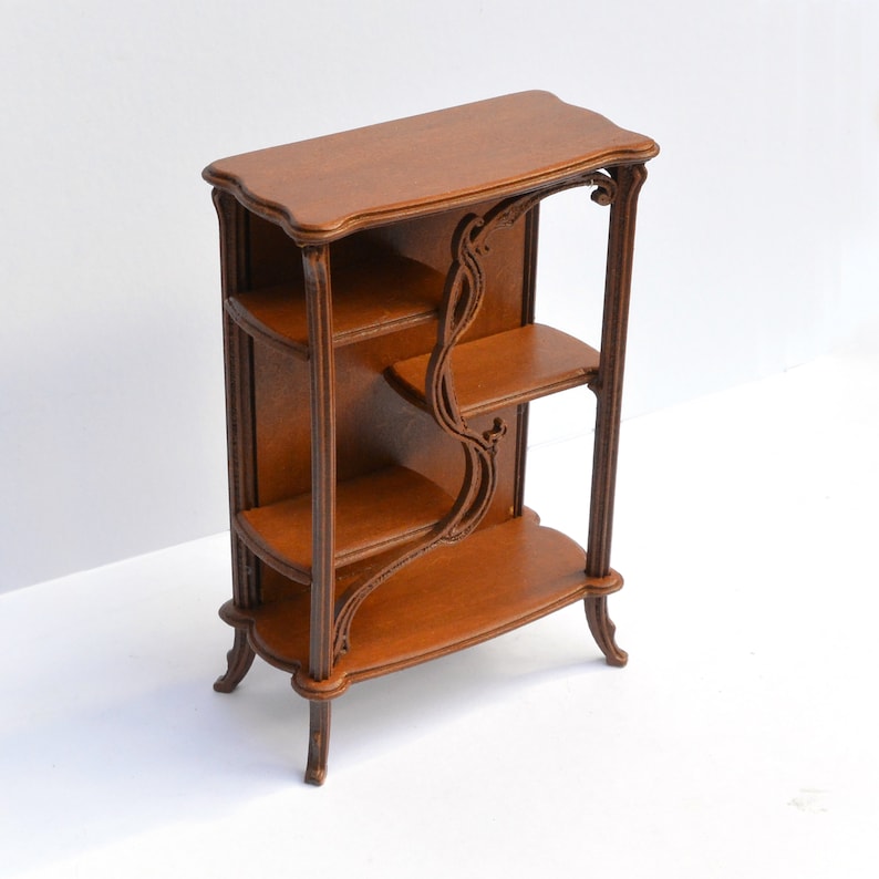 Art Nouveau Etagere Dollhouse Miniature Kit 112 Etsy Australia