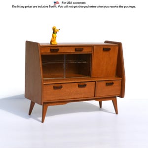 50er Jahre Sideboard - Puppenhaus Miniatur Bausatz 1:12