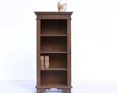 19th Century Bookcase Tall dollhouse miniature kit 1 12