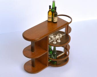 Kit de miniatura para casa de muñecas Art Deco Dry Bar 1:12