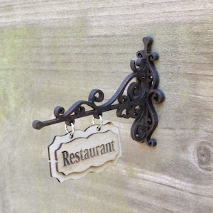 Benutzerdefiniertes Schild - Puppenhaus-Miniaturbausatz 1:12