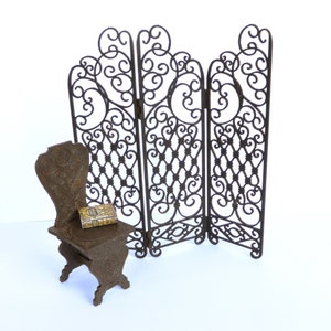 Victorian Room Divider - dollhouse miniature kit 1:12