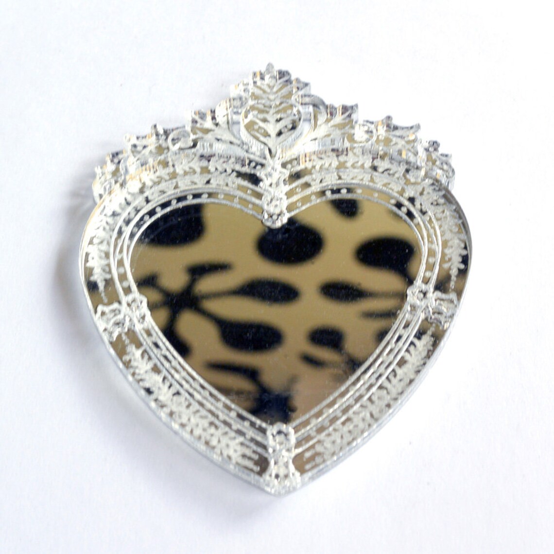 Heart Shaped Mirror dollhouse miniature 112 Etsy