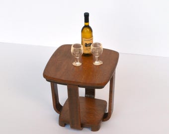 Mesa de centro Art Déco - Kit de miniatura para casa de muñecas 1:12