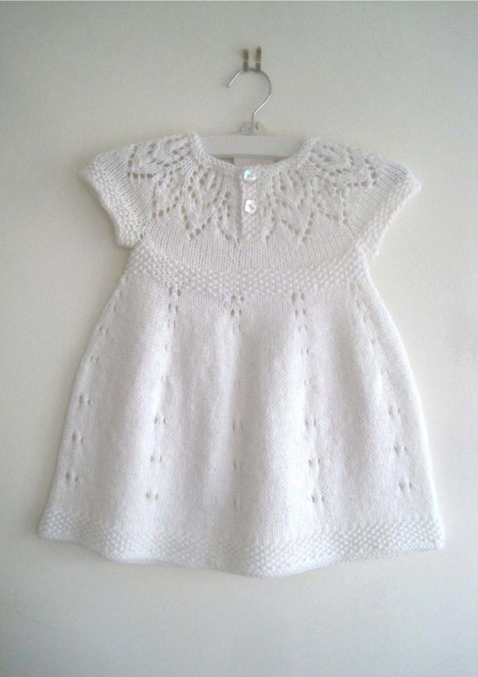 Baby Dress Knitting Pattern Girls Dress Knitting Pattern Etsy UK