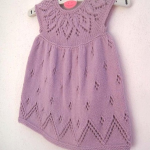 Baby Dress Knitting Pattern E-book Girls Dress Knitting - Etsy