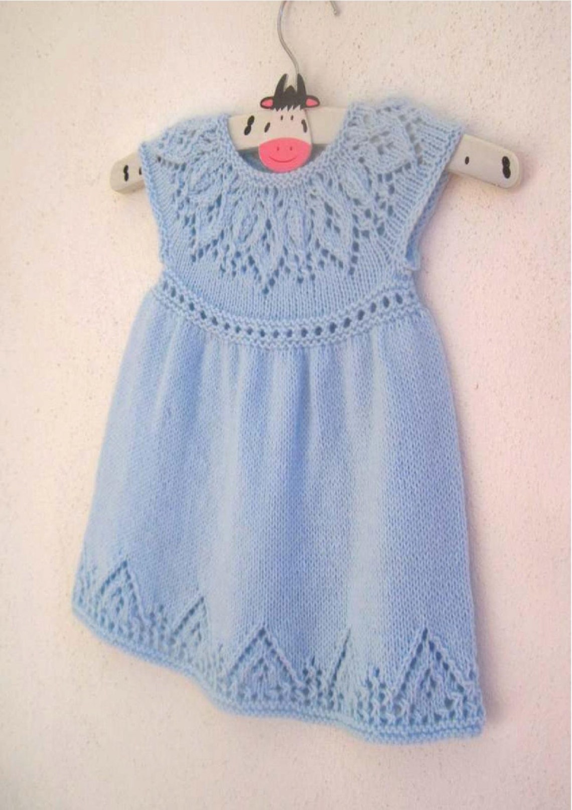Girls Dress Knitting Pattern Baby Dress Knitting Pattern Etsy