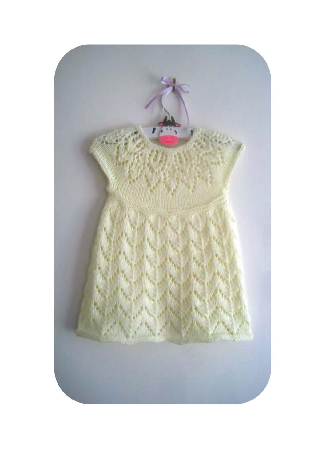 Girls Dress Knitting Pattern Baby Dress Knitting Pattern Toddler Dress Knitting Pattern Lace Yoke Dress Pattern PDF Instant Download Etsy Canada