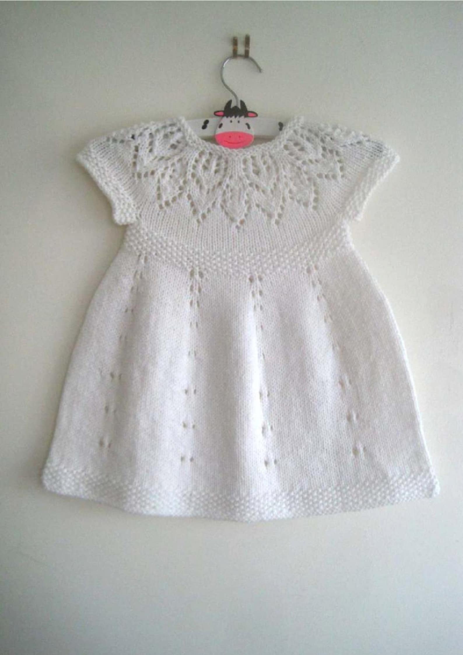 Baby Dress Knitting Pattern Girls Dress Knitting Pattern Etsy UK