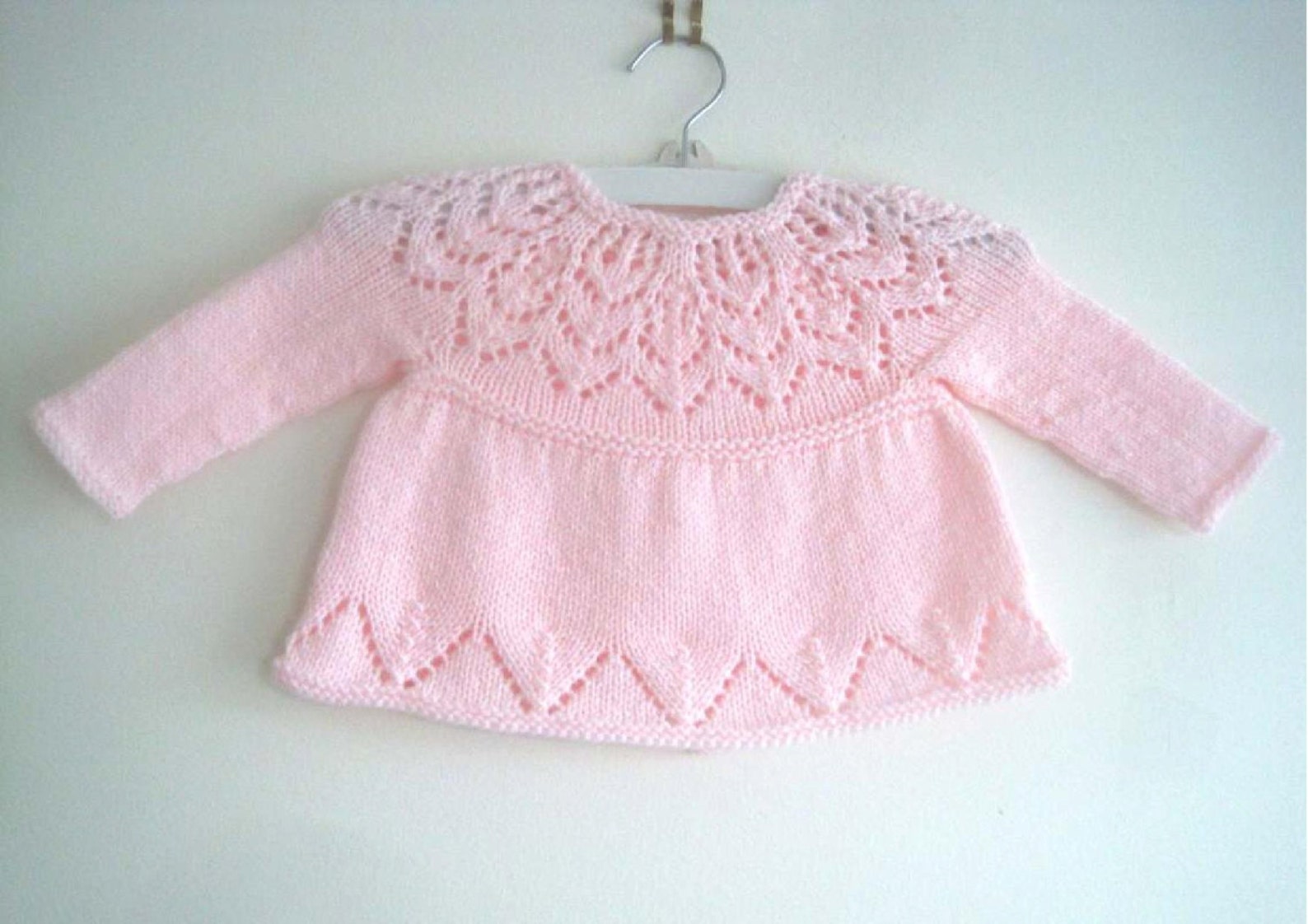Baby Cardigan Knitting Pattern Girl Sweater Knitting Pattern Baby Girl Cardi Knitting Pattern