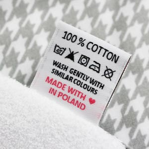 Funda de lactancia bolsa, 100% algodón material certificado para bebés rayas marineras rayas azul marino imagen 9